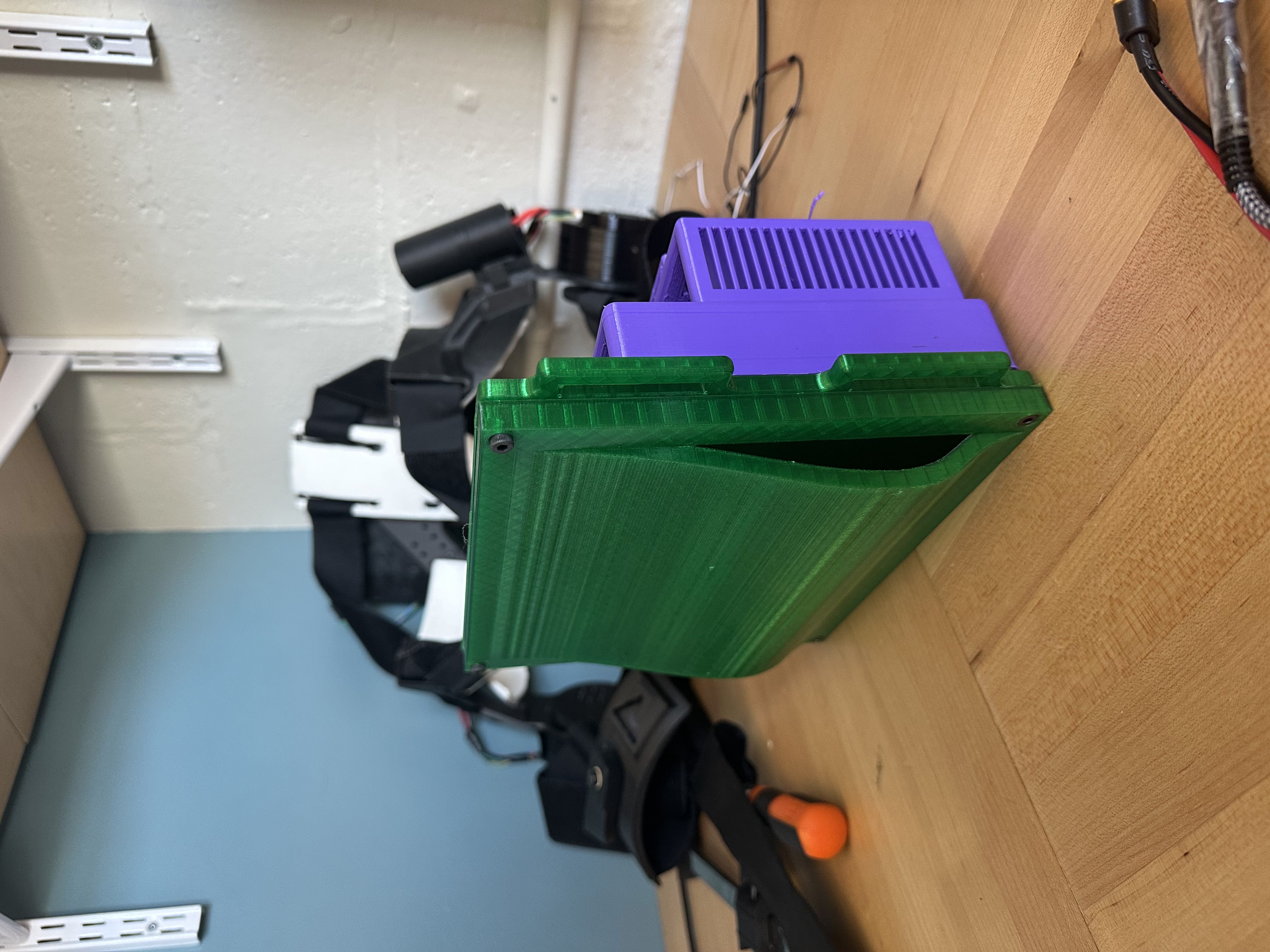Ankle Exoskeleton CAD Prototype 3 - Side View