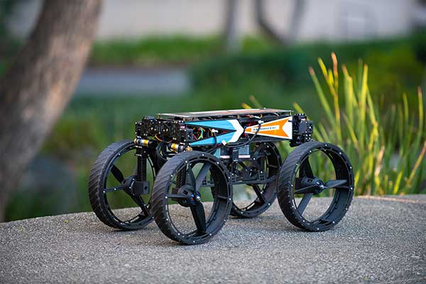 Multi-Modal Locomotion Robot simulation